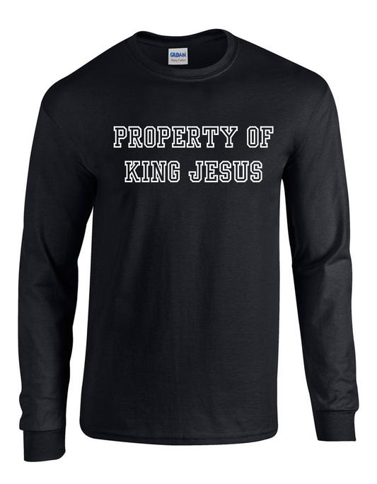 Property Of King Jesus Long Sleeve T-shirt