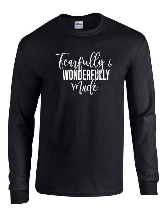 Fearfully & Wonderfully Made Long Sleeve T-shirt